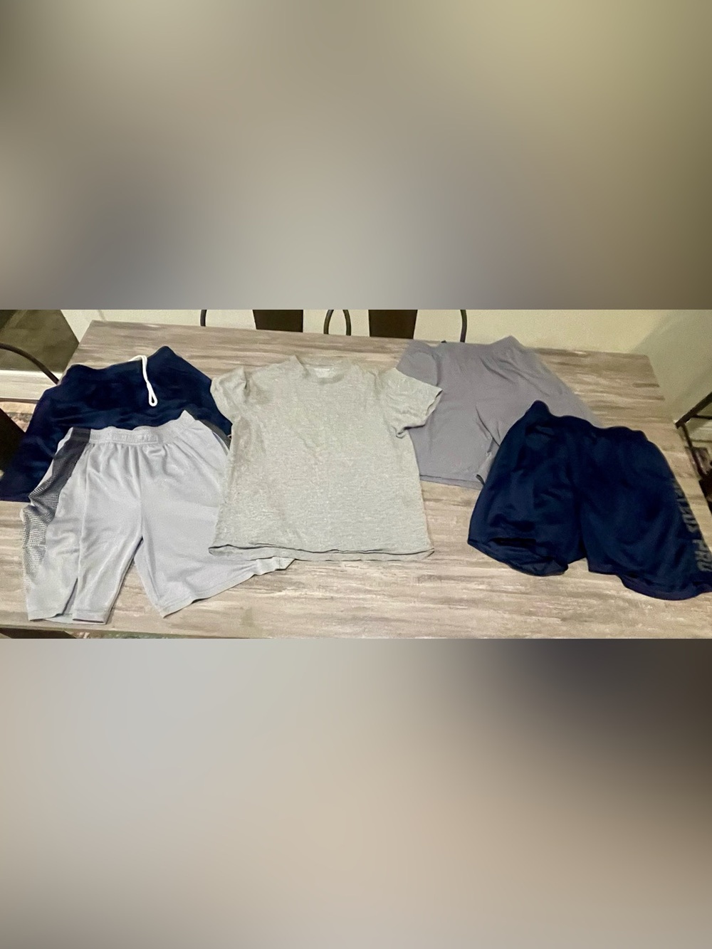 Men's Athletic Bundle :Shorts/Short Sleeve Crew T-Shirt